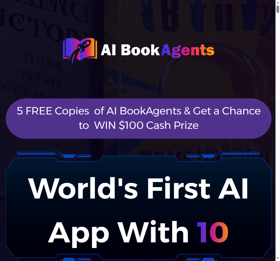 AI BookAgents OTO - prelaunch page