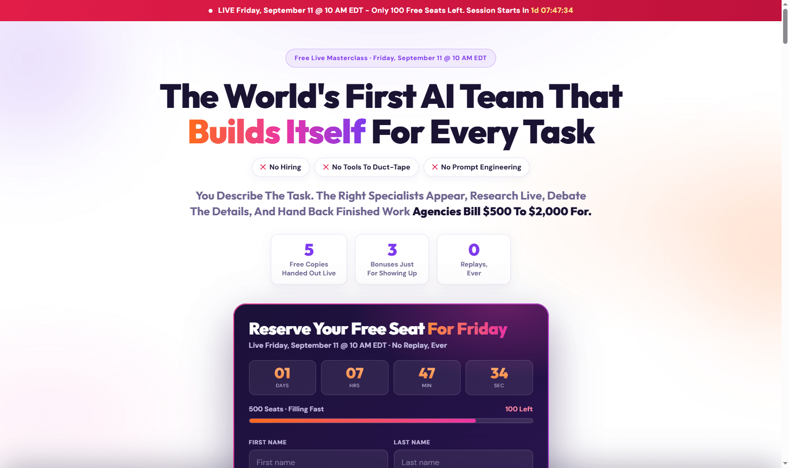 Click Staff AI OTO and full funnel pricing