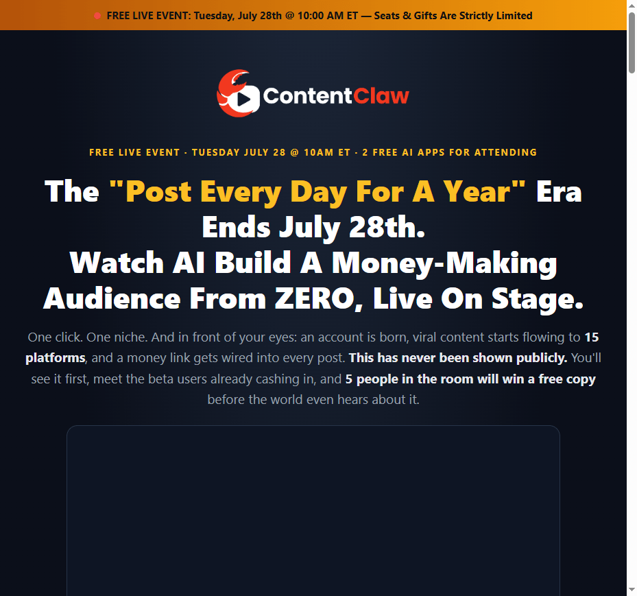 ContentClaw OTO and funnel pricing