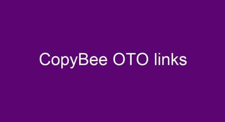 CopyBee OTO links here >>>
