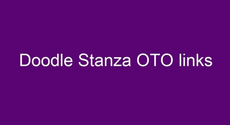 Doodle Stanza OTO links here >>>