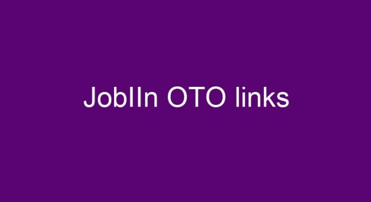 JobIIn OTO links