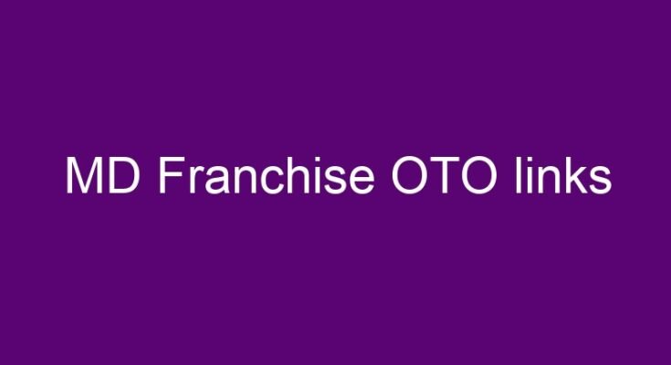MD Franchise OTO and MD Franchise downsell