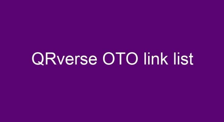 What are the OTOs for QRverse?