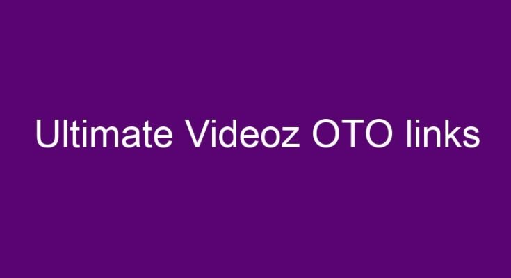 Ultimate Videoz OTO – all OTOs 1, 2, 3 and 4 new link