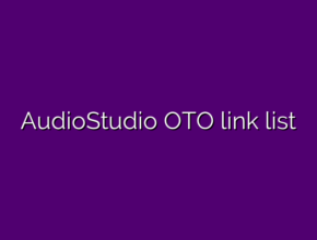 AudioStudio OTO link list