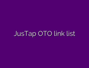 JusTap OTO link list