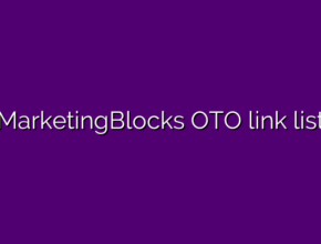 MarketingBlocks OTO link list