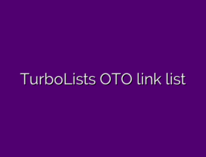 TurboLists OTO link list