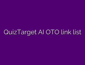 QuizTarget AI OTO link list