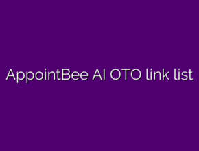 AppointBee AI OTO link list