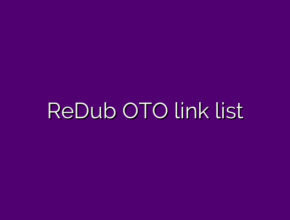 ReDub OTO link list