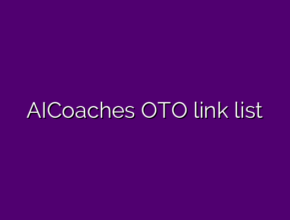 AICoaches OTO link list