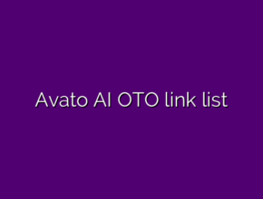 Avato AI OTO link list