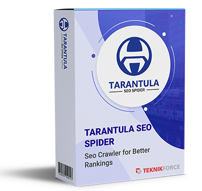 Tarantula SEo Spider software box