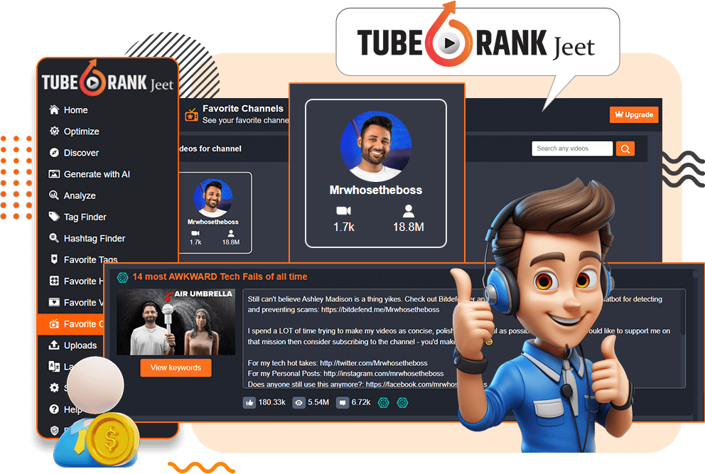 Tuberank Jeet 6 AI graphic 2