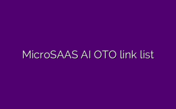 MicroSAAS AI OTO link list