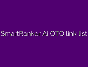 SmartRanker Ai OTO link list