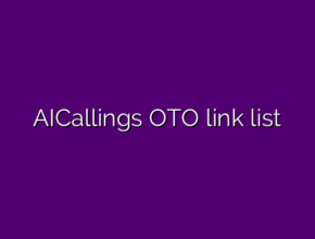 AICallings OTO link list