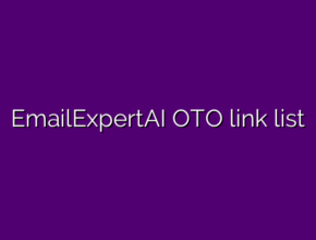 EmailExpertAI OTO link list