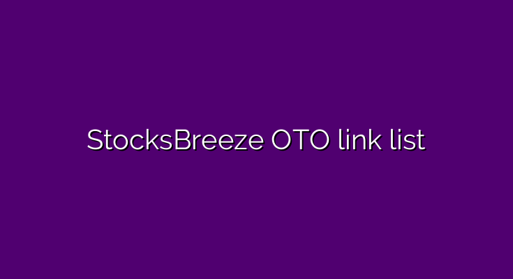 What are the OTOs for StocksBreeze?