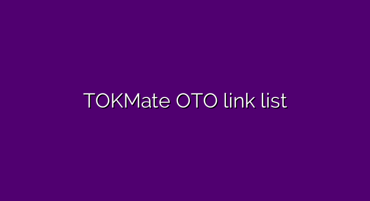 What are the OTOs for TOKMate?