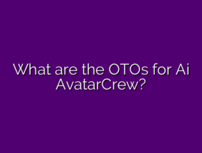 What are the OTOs for Ai AvatarCrew?