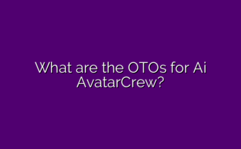 What are the OTOs for Ai AvatarCrew?