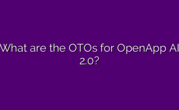 What are the OTOs for OpenApp AI 2.0?