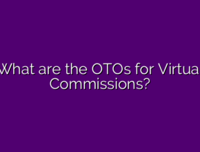 What are the OTOs for Virtual Commissions?