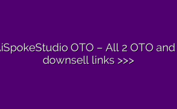 AiSpokeStudio OTO – All 2 OTO and 1 downsell links >>>