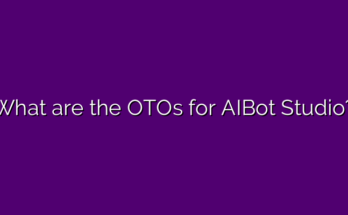 What are the OTOs for AIBot Studio?