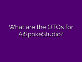 What are the OTOs for AiSpokeStudio?