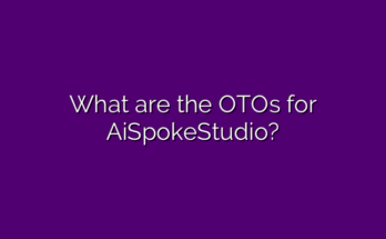 What are the OTOs for AiSpokeStudio?