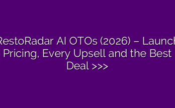 RestoRadar AI OTOs (2026) – Launch Pricing, Every Upsell and the Best Deal >>>