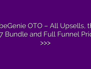 VibeGenie OTO – All Upsells, the $297 Bundle and Full Funnel Pricing >>>